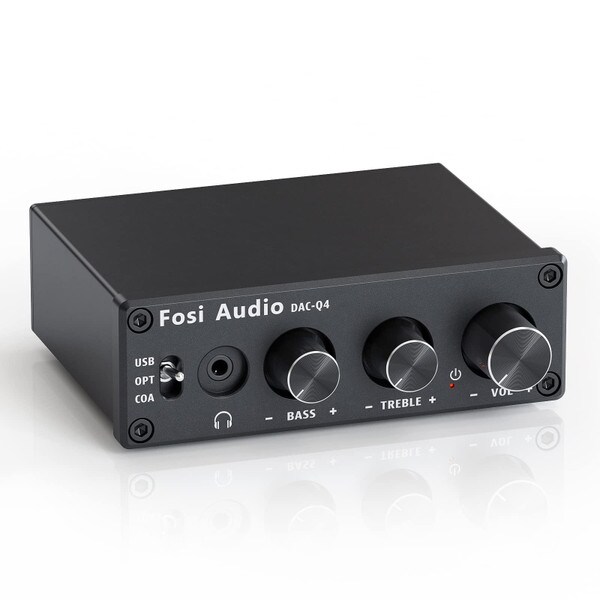 Main product image for Fosi Audio Q4 Mini Stereo Gaming DAC and Headphone Amplifier235-260
